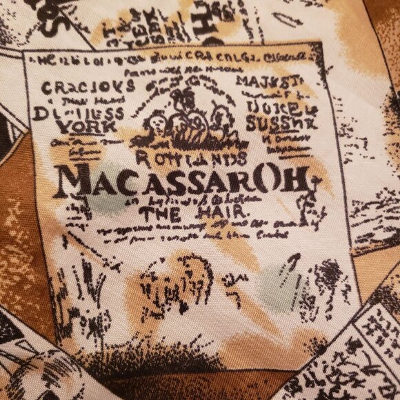 Vintage Brown Leather Parker Coat With Printed Lining & Multiple Pockets - Picture 8 of 11